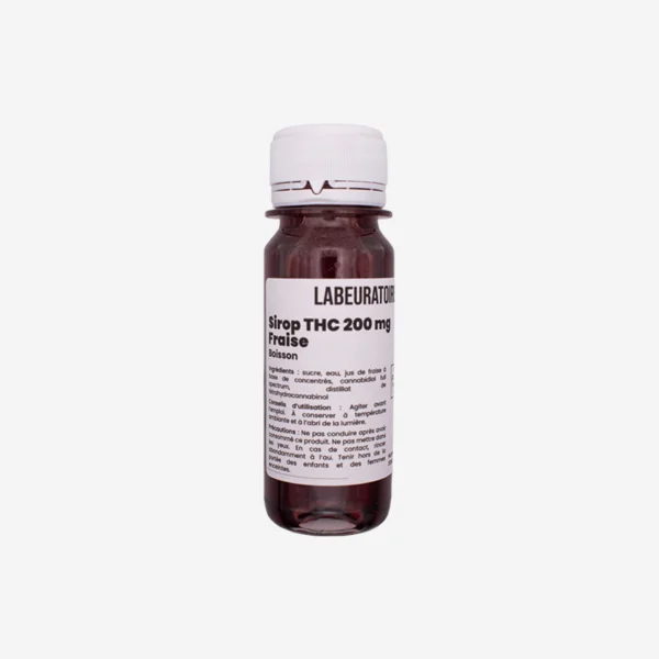 Sirop THC 200 mg Fraise